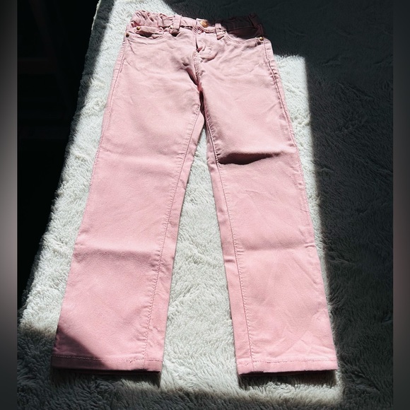 **Great Item** YMI HyperStretch Jeans-Straight Leg-Mauve/Pink-Girls Size 6X-Used - Picture 2 of 14